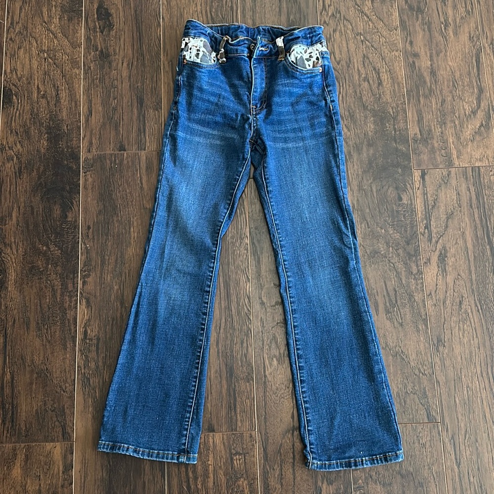 Ranch Dress’n Youth Cow Print Jeans in size 8